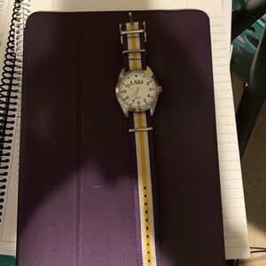 Jack Mason LSU watch - purple and gold band